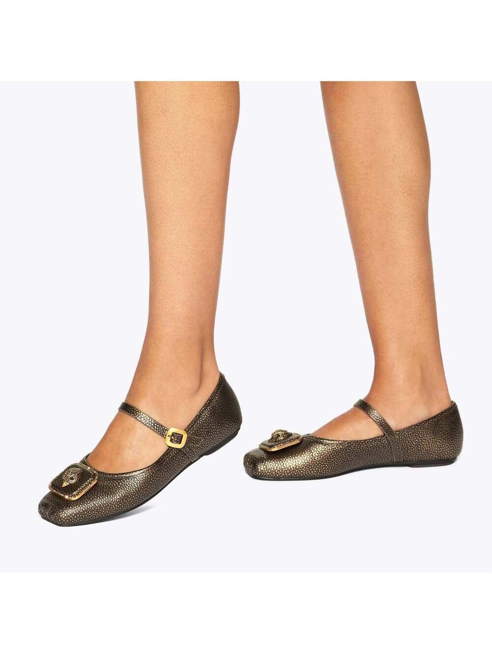 Kurt Geiger Pimlico Ballerina Metallic Bronze EU 37 / US 6.5